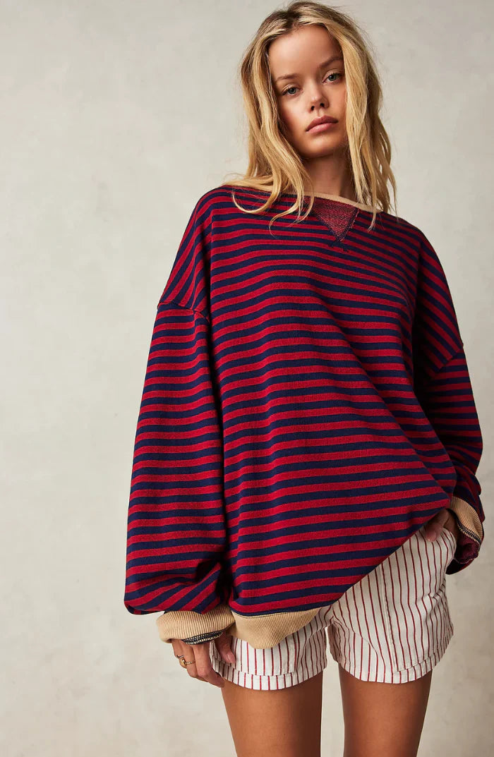 MANA™ | OVERSIZED STRIPED SWEATER