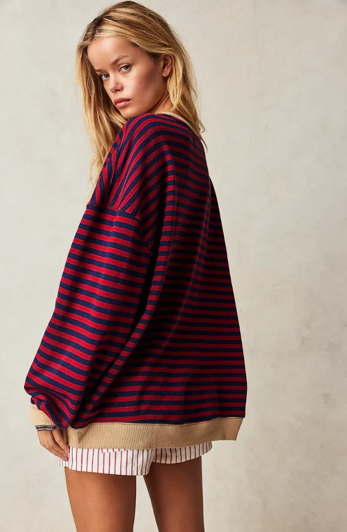 MANA™ | OVERSIZED STRIPED SWEATER