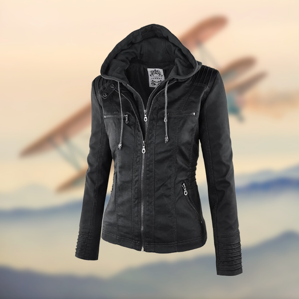 KAROLINA™ | ELEGANT AND UNIQUE LEATHER JACKET