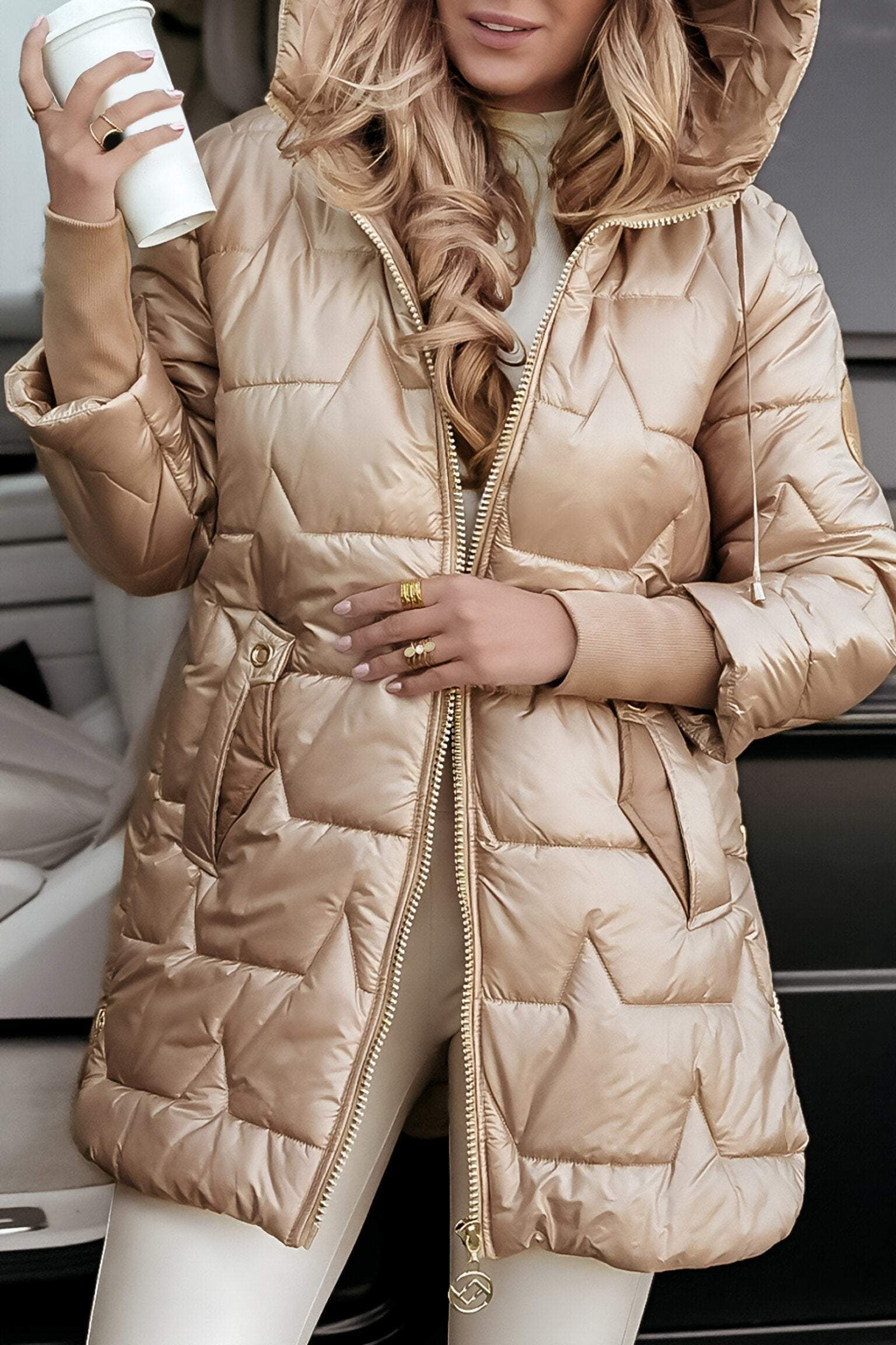 ASTRID™ | WARM AUTUMN COAT IN COTTON BLEND