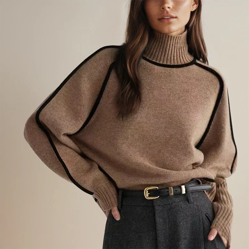 Amandine™ - Elegant turtleneck sweater